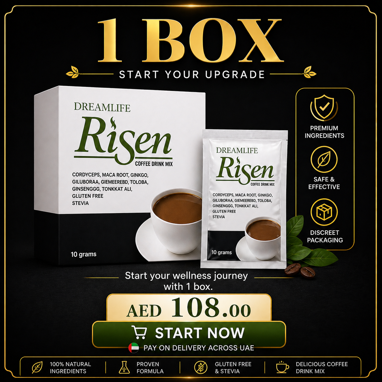RISEN 1 BOX (10 SACHETS)