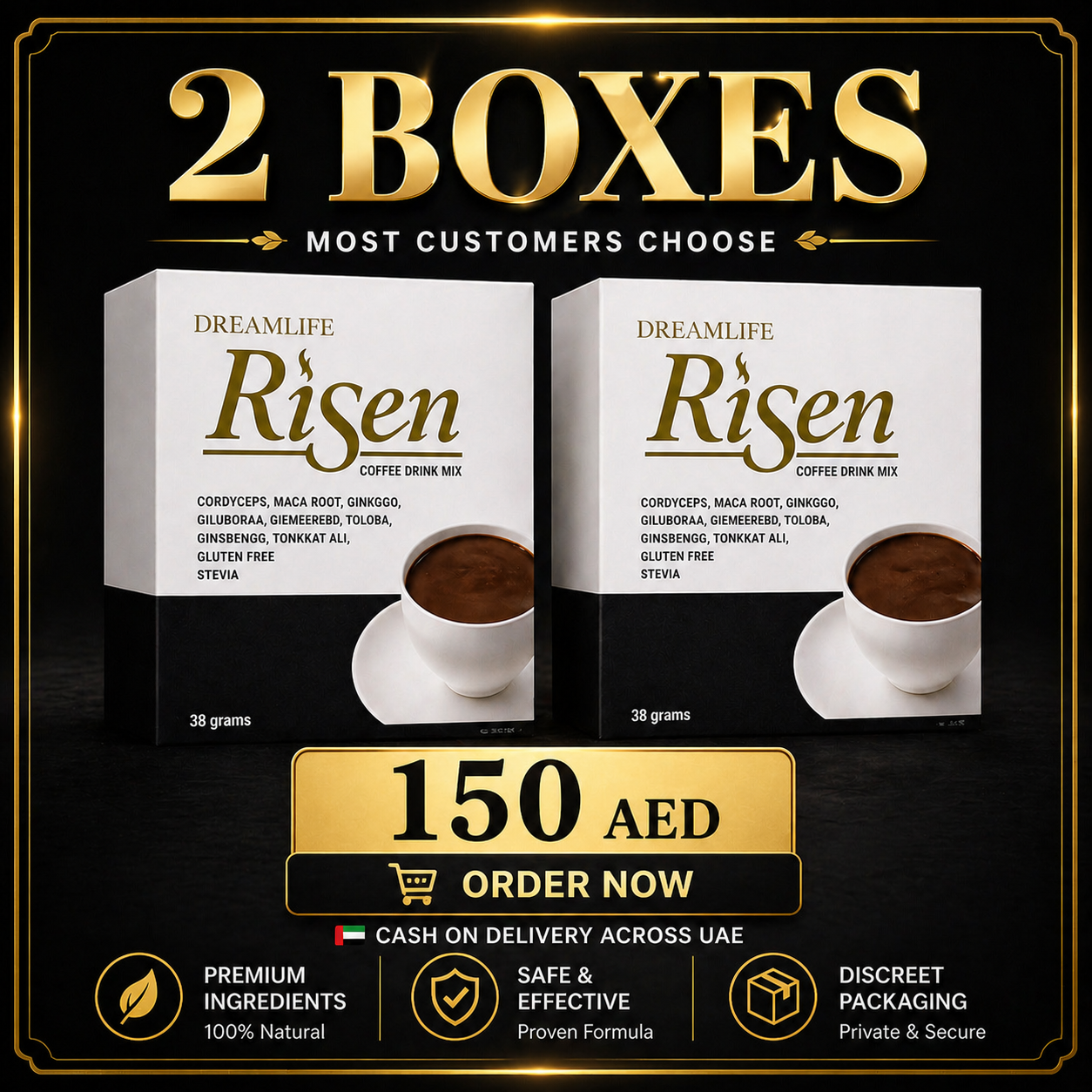 RISEN 2 BOXES (20 SACHETS)